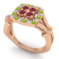 Simple Pave Cushion Pattaka Ring