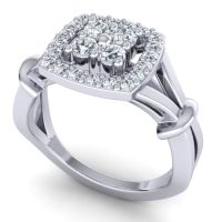 Simple Pave Cushion Pattaka Ring