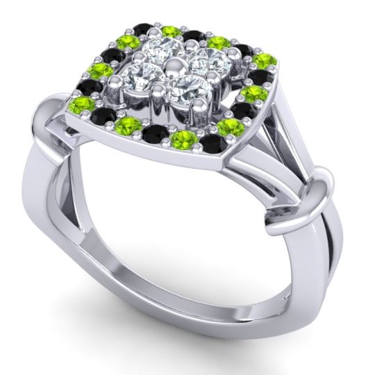 Simple Pave Cushion Pattaka Ring