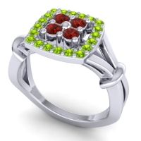 Simple Pave Cushion Pattaka Ring