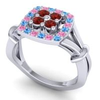 Simple Pave Cushion Pattaka Ring