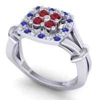 Simple Pave Cushion Pattaka Ring