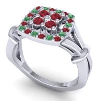 Simple Pave Cushion Pattaka Ring