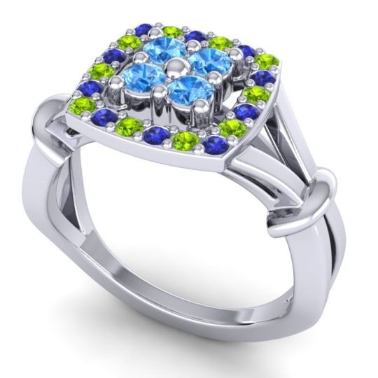 Simple Pave Cushion Pattaka Ring