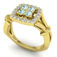 Simple Pave Cushion Pattaka Ring