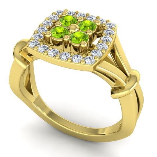 Simple Pave Cushion Pattaka Ring