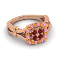 Simple Pave Cushion Pattaka Ring