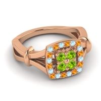 Simple Pave Cushion Pattaka Ring