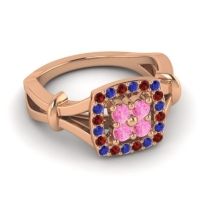 Simple Pave Cushion Pattaka Ring