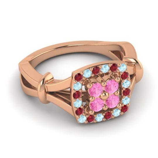 Simple Pave Cushion Pattaka Ring