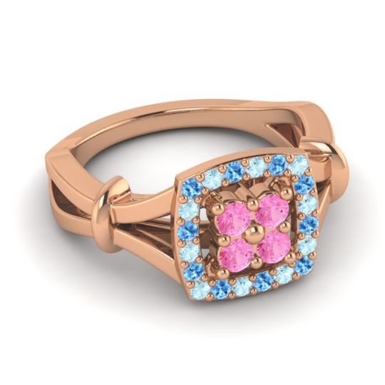 Simple Pave Cushion Pattaka Ring