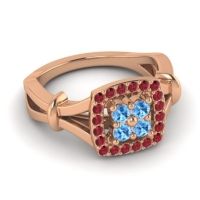 Simple Pave Cushion Pattaka Ring