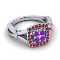 Simple Pave Cushion Pattaka Ring