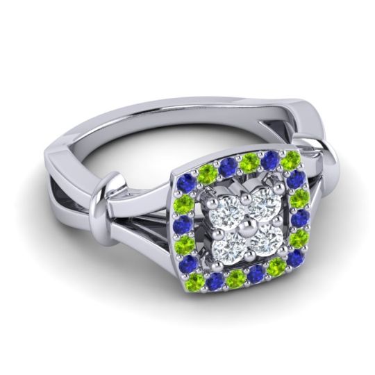 Simple Pave Cushion Pattaka Ring