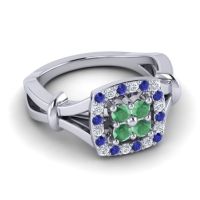 Simple Pave Cushion Pattaka Ring