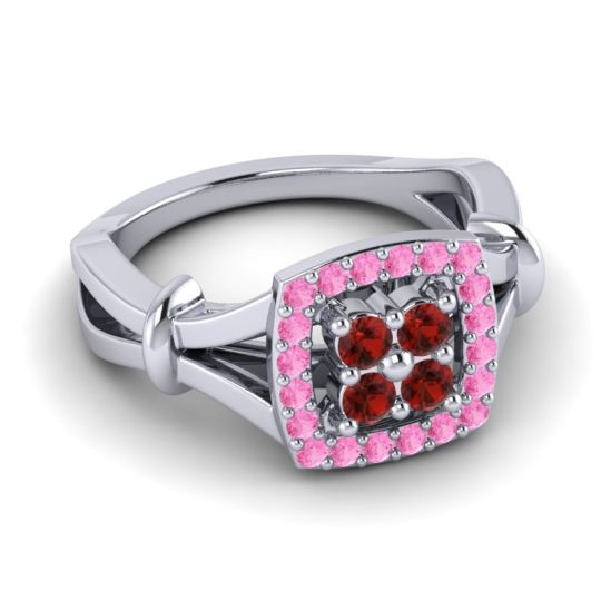 Simple Pave Cushion Pattaka Ring