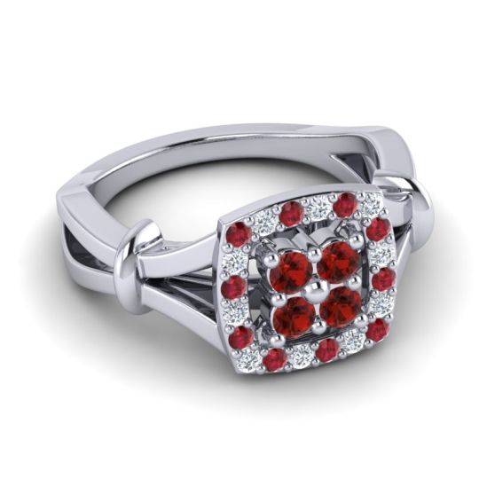 Simple Pave Cushion Pattaka Ring