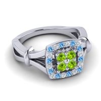 Simple Pave Cushion Pattaka Ring