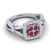 Simple Pave Cushion Pattaka Ring