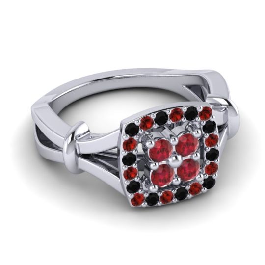 Simple Pave Cushion Pattaka Ring