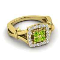 Simple Pave Cushion Pattaka Ring