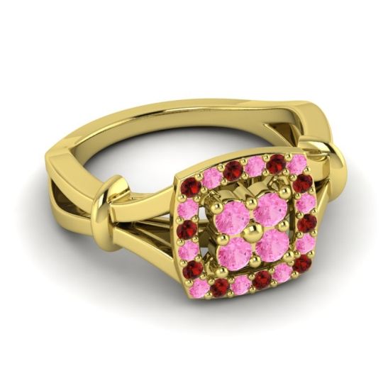 Simple Pave Cushion Pattaka Ring