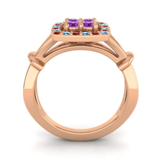 Simple Pave Cushion Pattaka Ring