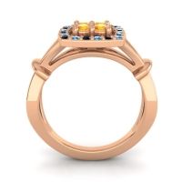 Simple Pave Cushion Pattaka Ring