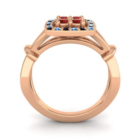 Simple Pave Cushion Pattaka Ring