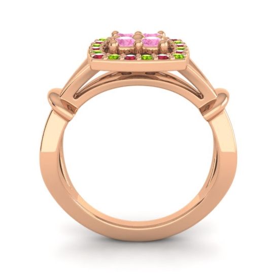 Simple Pave Cushion Pattaka Ring