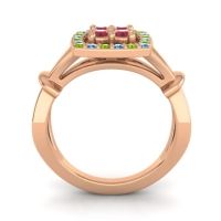 Simple Pave Cushion Pattaka Ring