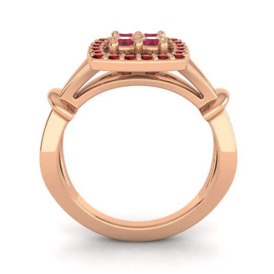 Simple Pave Cushion Pattaka Ring