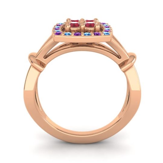 Simple Pave Cushion Pattaka Ring