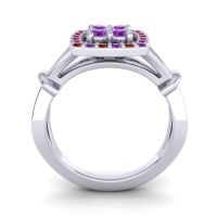 Simple Pave Cushion Pattaka Ring