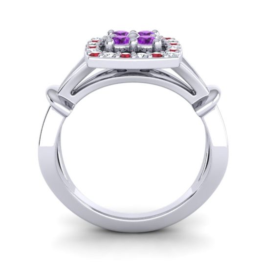 Simple Pave Cushion Pattaka Ring