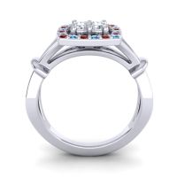 Simple Pave Cushion Pattaka Ring