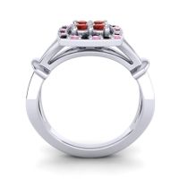 Simple Pave Cushion Pattaka Ring