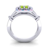 Simple Pave Cushion Pattaka Ring