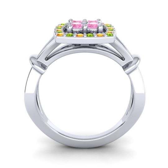 Simple Pave Cushion Pattaka Ring