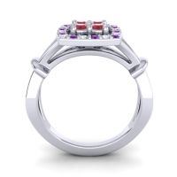 Simple Pave Cushion Pattaka Ring