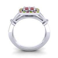 Simple Pave Cushion Pattaka Ring