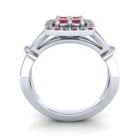 Simple Pave Cushion Pattaka Ring