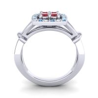 Simple Pave Cushion Pattaka Ring