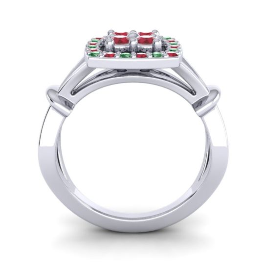 Simple Pave Cushion Pattaka Ring