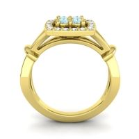 Simple Pave Cushion Pattaka Ring