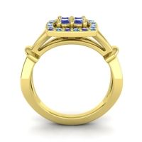 Simple Pave Cushion Pattaka Ring