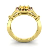 Simple Pave Cushion Pattaka Ring