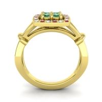 Simple Pave Cushion Pattaka Ring