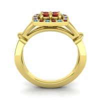 Simple Pave Cushion Pattaka Ring