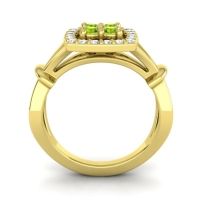 Simple Pave Cushion Pattaka Ring